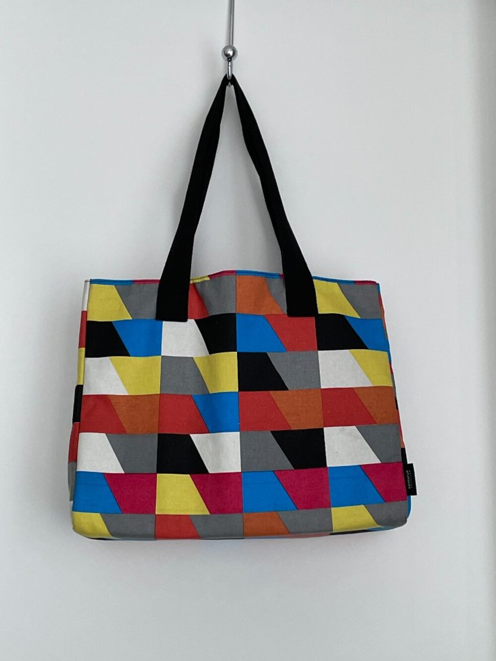 Multi Color Tote Shopping Bag - Picture 2 of 8